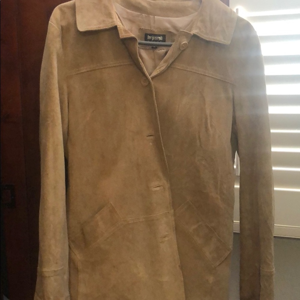 For Joseph suede jacket tan